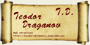 Teodor Draganov vizit kartica